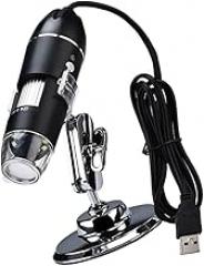 High Power Portable USB Microscope with Adjustable Brightness for Electronic Testing and Small Object Recognition Handheld Digital Magnifier Camera for Circuit Inspection and Video