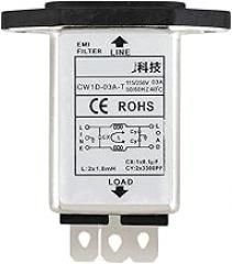 MeLphi Socket Filter CW1D-T Socket Filter Electronic line Filter Components (Size : CW1D-03A-T)