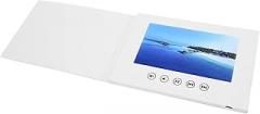 VBESTLIFE Video Greeting Card, Electronic Video Brochure with LCD Color Screen, 128MB Memory, Built in Speaker, for Christmas, Anniversary (5inch)