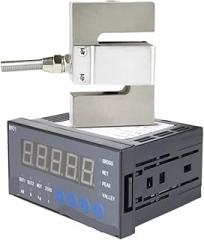 Load Cell,Load Cell Sensor, Load Cell +load Cell Indicator Display S Type Load Cell Weighing Sensor 100g 200kg 300kg 500kg 1000kg 2000kg Weight Sensor for DIY Portable Electronic Kitchen Scale Kit(5T)