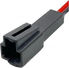 2-pin Door Side Light Harness Plug, Car Light Electronic Connector 4B0971832 4E0972575 1-1534113-1 1534155-1(2Pin Male,1 Pc)