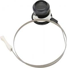 3X Watch Repair Magnifying Glasses, Foldable Head Mounted Magnifying Glasses with Stainless Steel Ring for Electronic PCB Repair, Inspection, Hobby Crafts (x4)