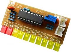 LM3915 Funny 10 Audlo Level Strip Fire Dot Indicator DIY Kit Electronic Indicator Suite Moduel Power Voltage: DC 9V 12V Board New 2026 High For Reliable Electronic Component