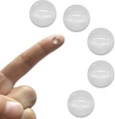 5PCS X Optical Glass Lens Without Edge Dameter 5MM Flat-Convex Lens, Focusing LED Convex Lens (Φ5mm*H2.8*F4.0)