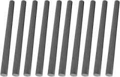 99.9% Graphite Rods - 14mm Diameter, 50mm to 350mm Length - 10pcs for Metallurgy, Electronics, and Machinery(L 50mm)