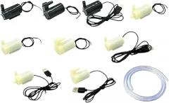 New DC 3V Mini Micro Water Pump Horizontal Small Submersible Pump DC 3W Fountain Vertical Small Water Pump 4.5V 5V 6V Amphibious New 2026 High for Reliable Electronic Component