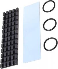 Kisangel Copper SSD Heat Sink with Graphene Coating Cooler Fin for Nvme Heat Dissipation Module for Laptop and Desktop Electronics