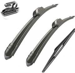 Wiper Blade Set for Land Rover Discovery Sport 2015-2018 26in+20in+12in, front and rear windscreen wipers-Wiper Blades, Replacement Car Windscreen Wiper Blade Bundle