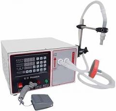 Liquid Filling Machine, Large Peristaltic Pump Automatic Bottle Filler With Electronic Scale Automatic Weighing, High Precision, 17 L/min Digital Cosmetic Oil Filler For Perfume, Water, Juice, Thick E