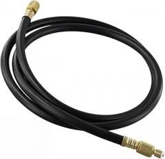 Spare Part 800 PSI AC Charging Hose 59 Inch R410a R134a Refrigeration Low Loss Fittings