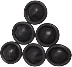 FRCOLOR 100pcs Disposable Latex Fingertips Covers Protective Finger Gloves for Jewelry Cleaning and Electronic Repair Static Latex Thimbles for Crafting and Painting