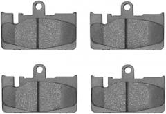 KarParts360 For Lexus LS430 2001 02 03 04 05 2006 Brake Pads | Electronic Pad Wear Sensor | 3.78 Inches Inner Pad Width | 2.44 Inches Inner/Outer Pad Height | 0.58 Inches Inner Pad Overall Thickness
