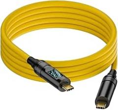 USpB3.2 20Gbps USpB C to Type C Thunderbolt 3 LED Display Cable 100W 5A USpB-C Cord for LPhonie 15 Pro MaicBook Pro Sangsiung Xlaoml 2M New 2026 High for Reliable Electronic Component