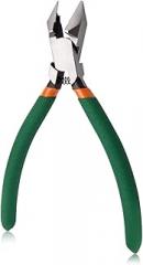 45 Angled Diagonal Pliers for Flush Cut Plastics Wire Cutters with teeth Wire Side Cutters Clippers Flush Cutter Wire Snips Flush Cut Plier for Jewelry Making, Electronic, Model, Floral