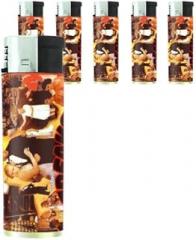 Freaks Circus Sideshow Poster Butane Refillable Electronic Lighter Set of 5 Pieces D-539