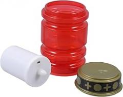 Electronic Candle Led Cross Light Jesus Candle Lights Religious Decorations Red Grave Lamp for Cemetery