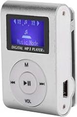 MP3 Portable Mini MP3 Music Player Sports BackClip LCD Screen MP3 Support Memory Card (Silver) New 2026 High for Reliable Electronic Component, Precision, Stable Performance