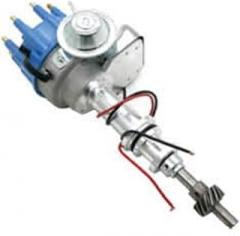 212 Main Ready to Run Vacuum Electronic Distributor Cap for SB Ford 289-302, Black