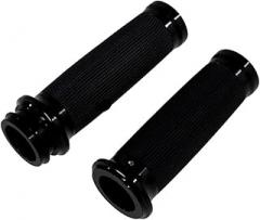 Handlebar Accessories Motorcycle Electronic Throttle 1''25mm Handle Bar Hand Grips Black Compatible with Softail Fat Boy FLSTF Breakout Touring Road King