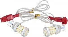 2X T15 Led W16W Dual Color Motorcycle Turn Signal 54smd Reversing Tail Light Compatible With Multiple Devices Daytime Running Light Moto Accessories New 2026 High For Reliable Electronic Component