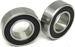 10Pcs 8x16x5 S688RS S688ZZ Stainless Steel Bearing S688 ZZ 2RS Deep Groove Ball Bearing 8 * 16 * 5(Black Rubber Seals)