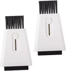 Angoily 2Pcs Multi Functional Dual Head Brush for Keyboard and Electronics Small Soft Brush for Efficient Cleaning of Laptops Desktops and Gaps