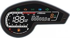 Motorcycle Digital Odometer Tacho Meter L E D Display Electronic Speedometer Low Fuel Alarm Intelligent Sensor Set for Crossmax150 Odometers