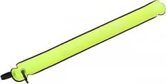 Fluorescent Green Scuba Diving Surface Buoy - 124cm Inflatable Safety Reflective Tape Safety Valve Enhanced Visibility Water Activities