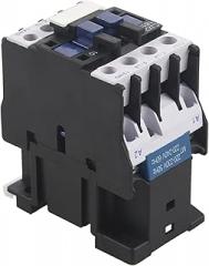 Circuit Breaker Power AC.Contactors 1NO AC 220V 50/60 HZ Coil electronic starter Starter Relay 32A 3 Phase Poles, Black