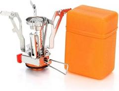 Portable Outdoor Gas Camping Stove Butane Propane Burner Folding Electronic Gas Stove Cooking Mini Burner Hiking Picnic Cookware Storage Box