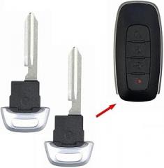 Set of Two Uncut Emergency Insert Key Blade Replacement for Nissan Ariya, Kicks, Pathfinder, Rogue, Sentra, Versa 2021 - 2026 Fits FCC ID: KR5TXPZ1, KR5TXPZ3 PN: H0564-5MP0A No Electronics is Included