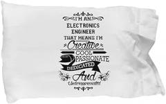Amorfos Electronics Engineer Gifts - Electronics Engineer Pillowcase, Electronics Engineer Creative and Soft Pillow Case - Pillowcase for Professionals