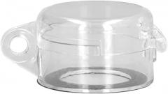 30mm Push Button Switch Cover Protector, Clear Plastic Emergency Stop Switch Protector for Electronic Components