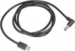 Adjustable Voltages Charging Cable Right Angled USB C Power Cord 5.5x2.1mm for TVs Cameras Devices 3A Stable Current Charging Cable for Electronics