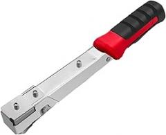 Handheld Hammer Tacker Stapler for Door Type Staples - Extra-Efficient Manual Hammer Stapler for Furniture Production, Carpentry Decoration, Interior Decoration, and Fixed Wiring