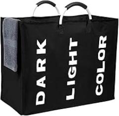 1pc Foldable Laundry Basket 3 Grids Foldable Laundry Basket Organizer For Dirty Clothes Laundry Hamper Large Folding Basket