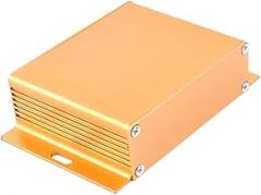 62 x 104 x 28mm Multi-Purpose Electronic Extruded Aluminum Enclosure Gold Tone(62 x 104 x 28 mm Mehrzweck-Gehäuse für elektronisches Aluminium-Strangpress-Goldton