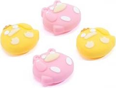Yebowe Switch Thumb Grip Caps Compatible with Nintendo Switch/OLED/Lite Joy-con Controller, Cute Kawaii Button Joystick Cap Cover, Soft Silicone Joystick Rocker Cover, 4PCS