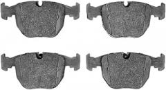 KarParts360 For BMW 740i 1995 Disc Brake Pads | Electronic Pad Wear Sensor | 6.16 Inches Inner Pad Width | 2.88 Inches Inner/Outer Pad Height | 0.72 Inches Inner Pad Overall Thickness