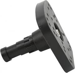 Aramox Fishfinder Mount, ABS Durable Adjustable Rotation Universal Sounder Mount for Marine Electronics, Quick Installation for Fish Finder Use