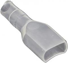 fengpeng 50pcs Cover Case for 6.3mm Crimp Terminal Spade Connector .3 Terminal Cap(White)