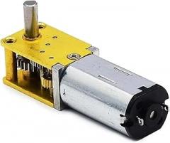 N30 N20 Metal Gearbox L-Shape Worm Gear Electronic Starter DC 3V 5V 6V 12V Slow Speed Reduction Large G Short Shaft 3V-6V BQLOPOIQWZ