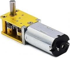 N30 N20 Metal Gearbox L-Shape Worm Gear Electronic Starter DC 3V 5V 6V 12V Slow Speed Reduction Large F 95RPM-381RPM BQLOPOIQWZ