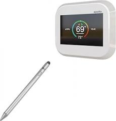 BoxWave Stylus Pen Compatible with Apollo Heat Pumps Apollo Wi-Fi Fan Coil Thermostat (3.5 in) - AccuPoint Active Stylus, Electronic Stylus with Ultra Fine Tip - Metallic Silver