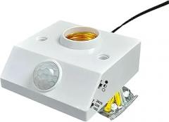 Snnart 85V-265V 100W Pir Induction Infrared Motion Sensor E27 Led Lamp Base Holder with Light Control Switch Bulb Socket Adaptier New 2026 High for Electronic Component