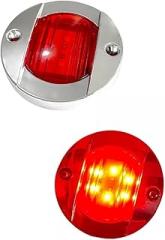 1Pcs DC12V/24V Boat Transom LED Stern Light Round Cold White LED Tail Lamp Yacht Accessory Blue/White/Yellow/Grrien/Red New 2026 High For Reliable Electronic Component, Precision, Stable Performance