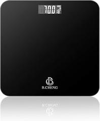 Digital Scale, Electronic Bathroom Scale Home Devices, High-Precision Measurement, LCD Display, Black, Includes Batteries and Product Manual.