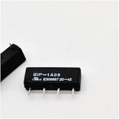 Relay 2PCS Industrial Electronic Circuit Board DIY Reed sip-1a05 sip-1a12 sip-1a24 Miniature 5V / 12 24VDC 4-pin(SIP-1A05)