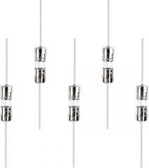 Fielect 20Pcs Fast Blow Glass Fuses Axial Lead 3.6x10mm 10A 250V Clear Glass Fuse for Home Electronics