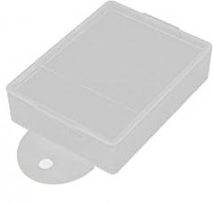 Clear Plastic Tool Organizers Single Slot Electronic Components Storage Case Tool Boxes Box 75x65x20mm